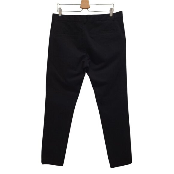 COS Black Chino Casual Cotton/Spandex Slim Pants Men's 36R x 30 - Picture 2 of 7